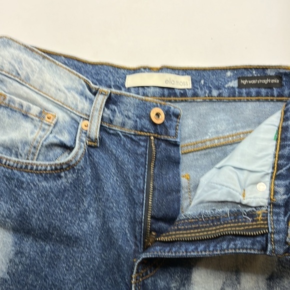 Ella Moss High Waist Straight Ankle Size 26 - Picture 16 of 16